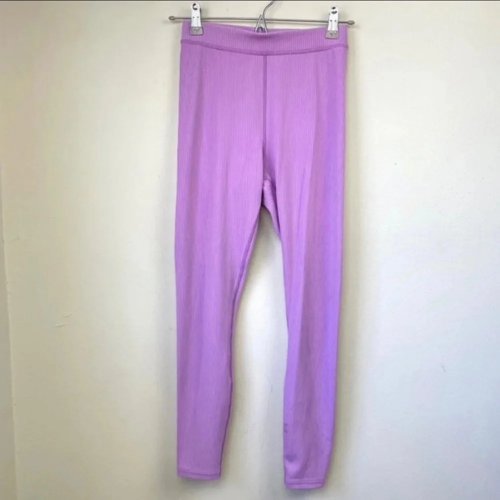 Alo Yoga Ribbed High-Waist 7/8 Blissful Legging